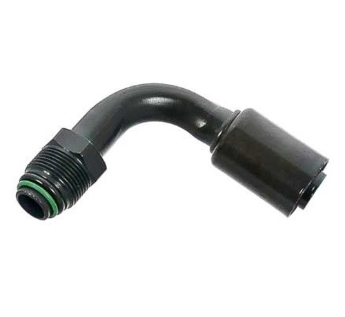 MEI Male O-Ring 90 Deg. Reduced Dia. Steel Fitting No. 10 x Hose No. 12 without Port - 4401SR