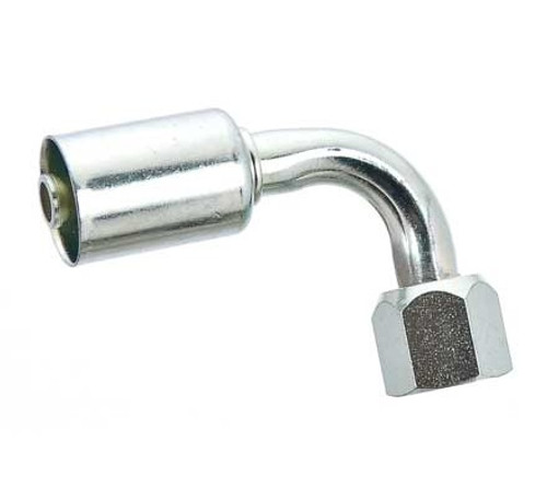 MEI Female Flare 90 Deg. Steel Fitting No. 8 x Hose No. 8 without Port - 4359S MEI Female Flare 90 Deg. Steel Fitting No. 8 x Hose No. 8 without Port - 4359S