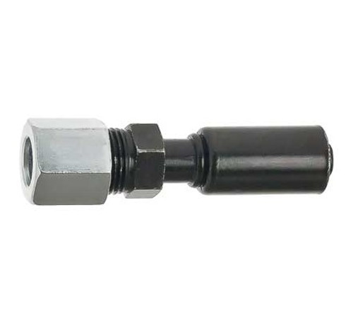 MEI Compression Straight Reduced Dia. Steel Fitting No. 8 x Hose No. 8 without Port - 4491SR