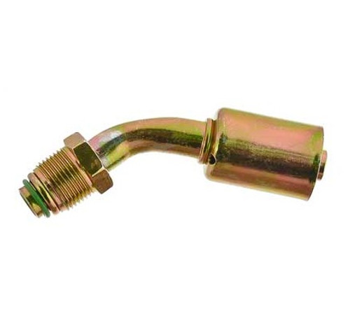 MEI Male O-Ring 45 Deg. Steel Fitting No. 8 x Hose No. 8 without Port - 4394S MEI Male O-Ring 45 Deg. Steel Fitting No. 8 x Hose No. 8 without Port - 4394S