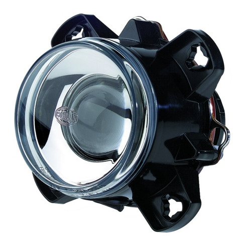 Hella 90 mm. DE Halogen Low Beam Classic Headlamp Module with Mounting Frame 12V 65W - Bulk Pkg - H11193047