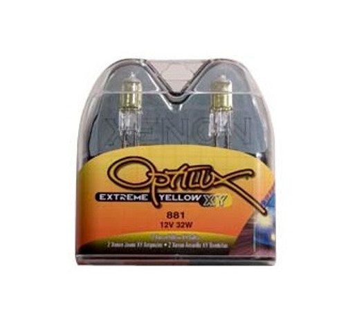 Hella T3.25 Optilux Extreme Xenon Yellow XY Bulb 12V 27W - PGJ13 Base - Pair - H71071182