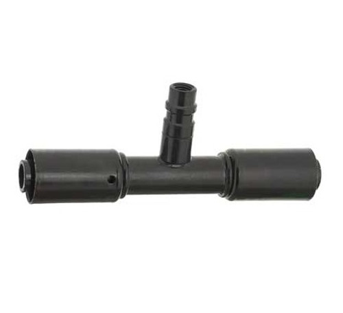 Red Dot Straight Splicer Steel Fitting 10 x 10 Reduced Bead Lock with R134a Charge Port - 70R9071S / RD-5-8921-0P