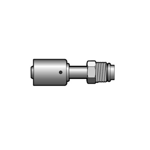 Red Dot Straight Male O-Ring Steel Fitting No. 10 x Hose No. 12 Step-Up - 70R4701S / RD-5-6979-0P
