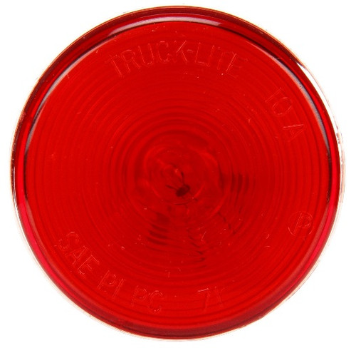 Truck-Lite 10 Series 1 Bulb Red Round Incandescent Marker Clearance Light 12V - 10202R