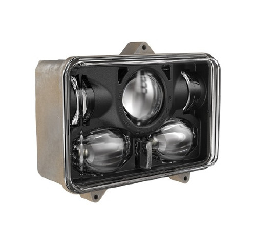 JW Speaker Model 8820 12-24V ECE Military 4 x 6 LED LHT High and Low Beam Headlight with FP and 3-Point Mount - 0550281