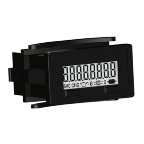 Trumeter Model 6320 Electronic LCD Hour Meter Dry Contact Input Remote Reset - 6320-0000-0000