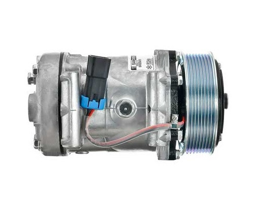 Sanden Compressor Model SD7H15HD 12V R134a with 119mm 8Gr Clutch and GH Head - MEI 5333