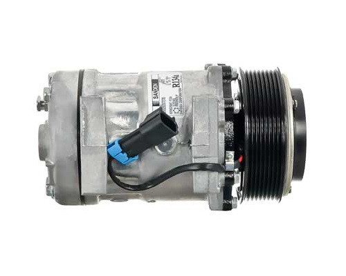 Sanden Compressor Model 7H15SPRHD 12V R134a with 119mm 8Gr Clutch and GH Head - MEI 5333S