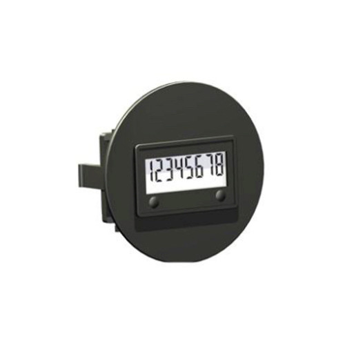 Trumeter Model 3400 Electronic LCD AC/DC Counter Round SAE Case 1/4 in. Spade Terminals Remote Reset - 3400-3010