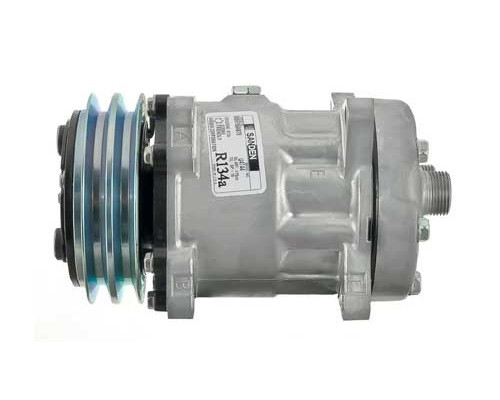 Sanden Compressor Model SD7H15HD 24V R134a with 125mm 2Gr Clutch and MD Head - MEI 5392