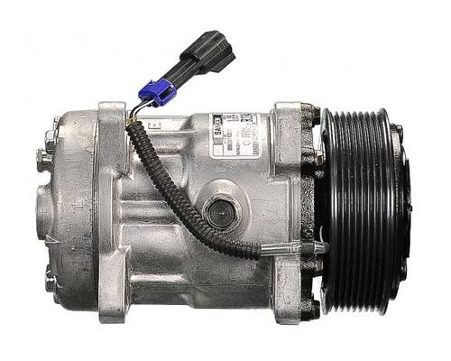 Sanden Compressor Model SD7H15HD 12V R134a with 119mm 8Gr Clutch and GH Head - MEI 5335