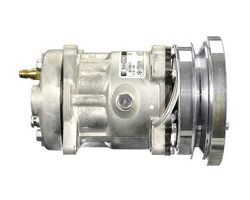 Sanden Compressor Model SD7H15-SHD 12V R134a with 138mm 1Gr Clutch and GK Head - MEI 5305