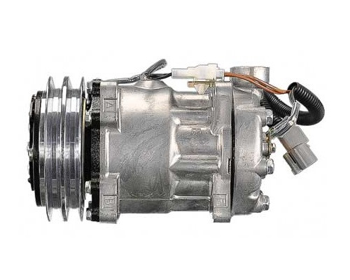 Sanden Compressor Model SD7H15HD 12V R134a with 132mm 2Gr Clutch and WJ Head - MEI 5771