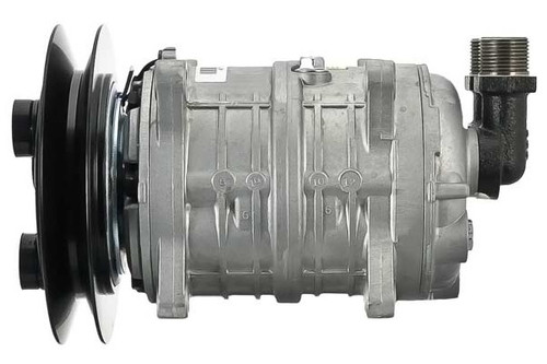 Seltec/Valeo Compressor Model TM16HD/HS 12V R134a with 158mm 1Gr Clutch and E Head - Ear Mount - MEI 5799