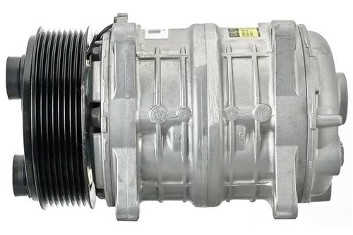 Seltec/Valeo Compressor Model TM15 12V R134a with 125mm 8Gr Clutch and G Head - Ear Mount - MEI 5779
