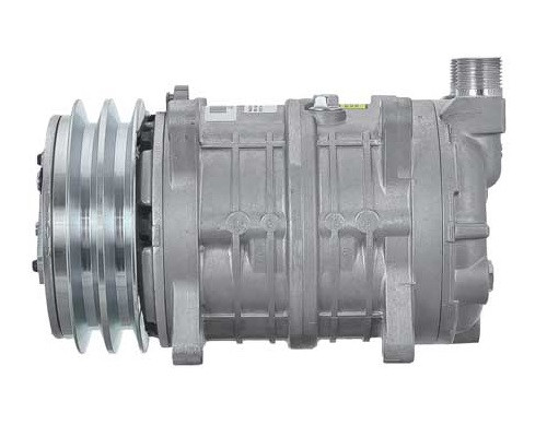 Seltec/Valeo Compressor Model TM16HD/HS 12V R134a with 4.9 in. 2Gr Clutch and B Head - Ear Mount - MEI 5415