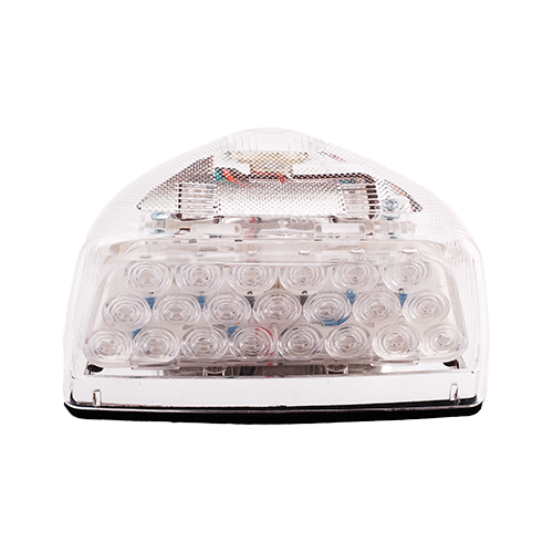 Heavy Duty Lighting Peterbilt 31 LED Amber Park Turn Marker Assembly with Clear Lens - HD65031YCSD