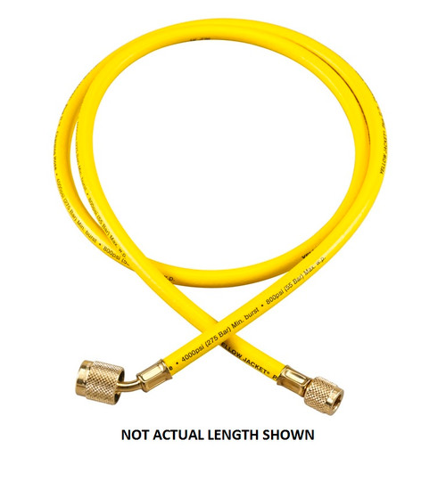 Yellow Jacket HAVS-144 PLUS II 1/4 in. Yellow Hose 12 ft. with SealRight Fitting - 22112