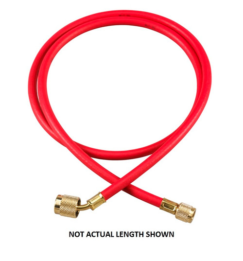 Yellow Jacket HAVS-24 PLUS II 1/4 in. Red Hose 24 in. with SealRight Fitting - 22624