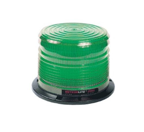 Meteorlite 22030 Series Green Low Profile Strobe Light 12-24VDC - Permanent Mount - SY22030L-G by Superior Signal 