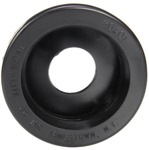 Truck-Lite Black Rubber Round Open Back Grommet for 10 Series and 2.5 in. Lights - 10704