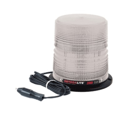 Meteorlite 22030 Series Clear High Profile Strobe Light 12-24VDC - Magnetic Mount - SY22030HM-C by Superior Signal 