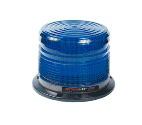 Meteorlite 22210 Series Blue Low Profile Strobe Light 120VAC - Permanent Mount - SY22210L-B by Superior Signal 
