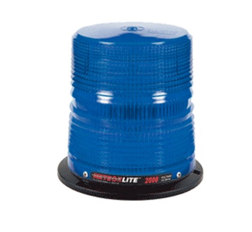 Meteorlite 22010 Series Blue High Profile Strobe Light 12-24VDC - Permanent Mount - SY22010H-B by Superior Signal 