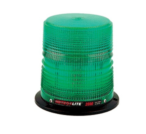 Meteorlite 22010 Series Green High Profile Strobe Light 12-24VDC - Permanent Mount - SY22010H-G by Superior Signal 