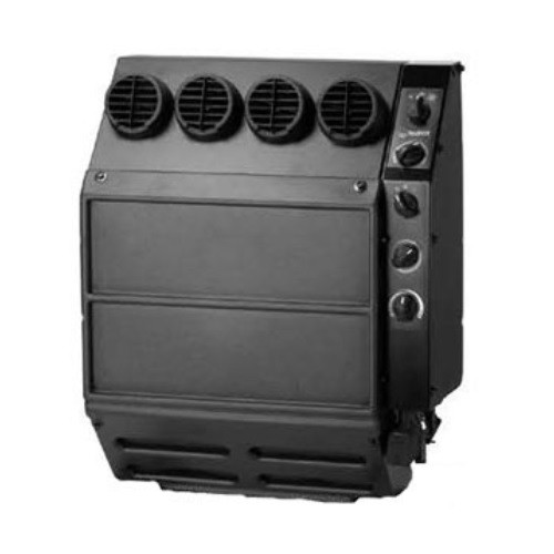 Red Dot On-Road 46,000/33,000 BTU Backwall Heater/Air Conditioner Unit 12 VDC - Rear Air Exhaust Outlet with Rotary Controls - R-5045-5P