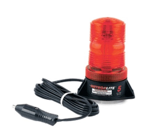 Meteorlite ML5 Series Red Strobe Light 12-80VDC - Magnetic Mount - SY361005M-R by Superior Signal 