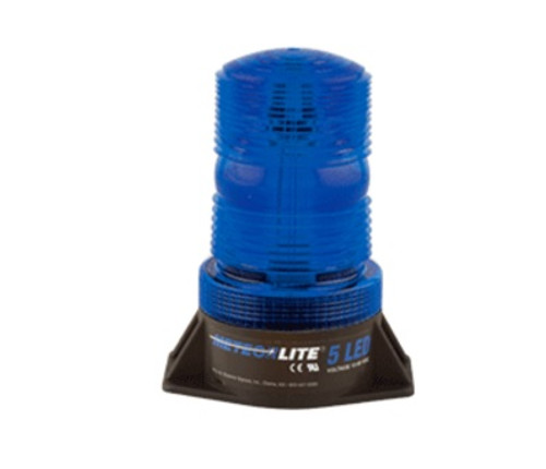 Meteorlite ML5 LED Series Blue Strobe Light 12-80VDC - Permanent Mount - SY361005-B-LED by Superior Signal 