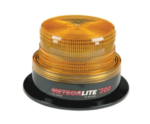 Meteorlite 200 Series Amber Strobe Light 12-48VDC - Low Profile - SY362000-A by Superior Signal 