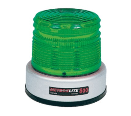 Meteorlite 800 Series Green Low Profile Strobe Light 12-48VDC - Double Flash - Permanent Mount - SY825000-G by Superior Signal 