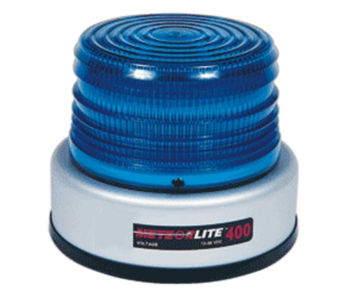 Meteorlite 400 Series Blue Extra Low Profile Strobe Light 12-48VDC - Permanent Mount - SY451000-B by Superior Signal 