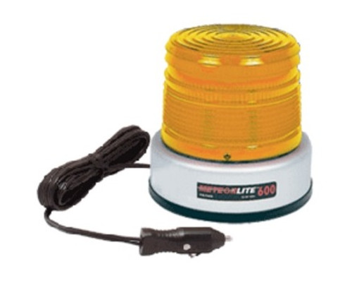 Meteorlite 600 Series Amber Low Profile Strobe Light 12-48VDC - Magnetic Mount - SY651000M-A by Superior Signal 