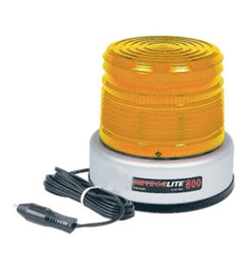 Meteorlite 800 Series Amber Low Profile Strobe Light 12-48VDC - Quad Flash - Magnetic Mount - SY82500QM-A by Superior Signal 