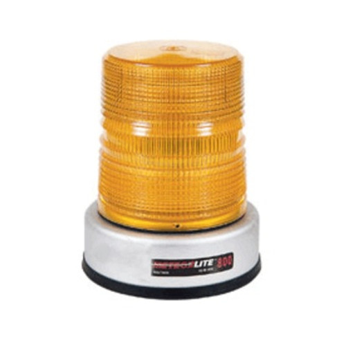 Meteorlite 800 Series Amber High Profile Strobe Light 12-48VDC - Quad Flash - Permanent Mount - SY85100Q-A by Superior Signal 