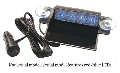 Meteorlite SYLED04TD-MAX Series Red/Blue LED Dash/Deck Light 12-24VDC - SYLED04TD-MAX-RB by Superior Signal 