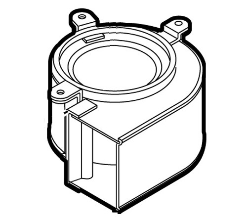 Red Dot Blower Housing Assembly for R-6145-2 and R-6145-3 - RD-3-3430-0P