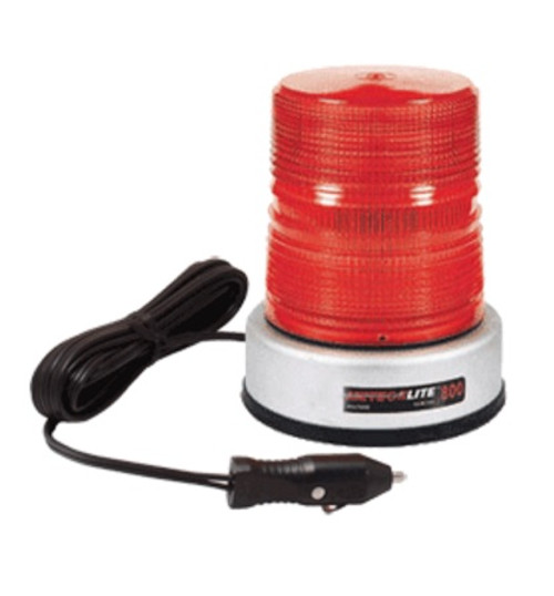 Meteorlite 800 Series Red High Profile Strobe Light 12-48VDC - Quad Flash - Magnetic Mount - SY85100QM-R by Superior Signal 