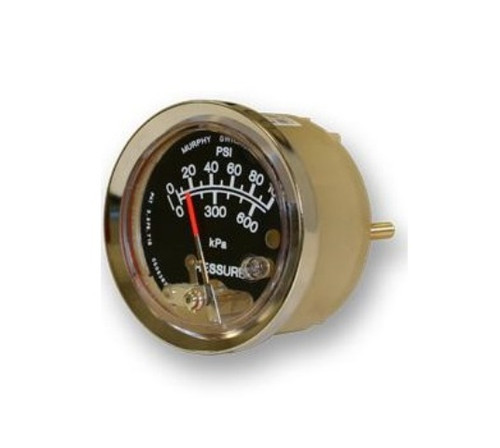 Murphy 0-100 PSI Mechanical Pressure Swichgage with 2.5-inch/64mm Dial - A25P-100