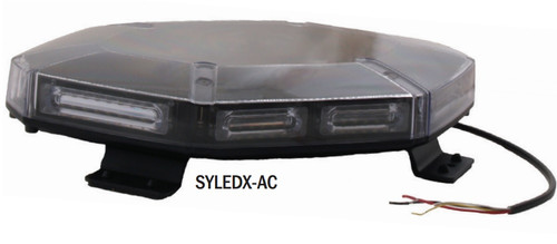 Meteorlite SYLEDX Series Mini Bar LED Lamp 12VDC with Clear Lens and LEDs - 4-Bolt Permanent Mount - SYLEDX-CC by Superior Signal 