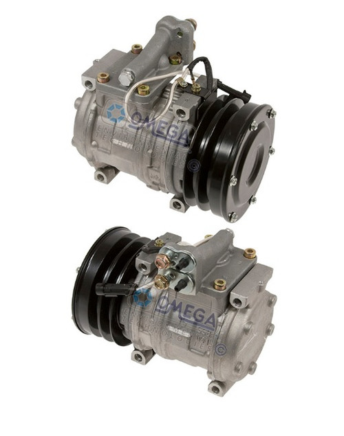Denso Compressor Model 10PA15C 12V with 135mm Clutch and Pad Fitting - 20-21778-AM by Omega
