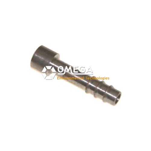 Omega No. 6 Barbed Weld On Steel Fitting - 35-20853