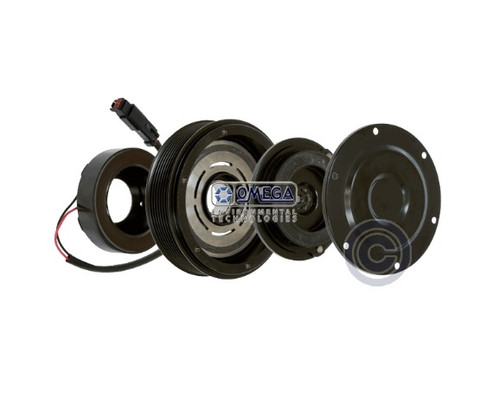 Denso Heavy Duty Compressor Leaf Clutch 24V 140mm with 8 Grooves - 22-11362 by Omega