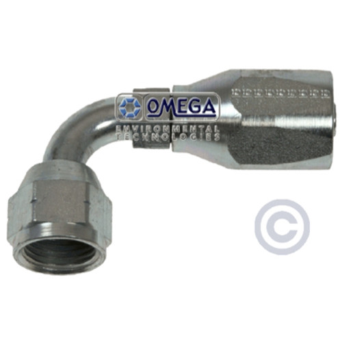 Omega No. 6 Manuli-Quick Click Flare Steel 90 Deg. Fitting Aeroquip - 35-50085