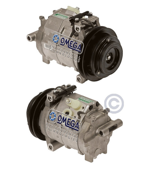 Denso Compressor Model 10S17C 12V with 130mm Clutch and Pad Fitting - 20-22694 by Omega