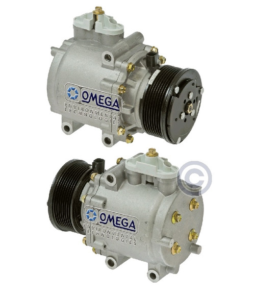 Ford Scroll Compressor 12V with 100mm Clutch and Pad Fitting - 20-21575-AM by Omega